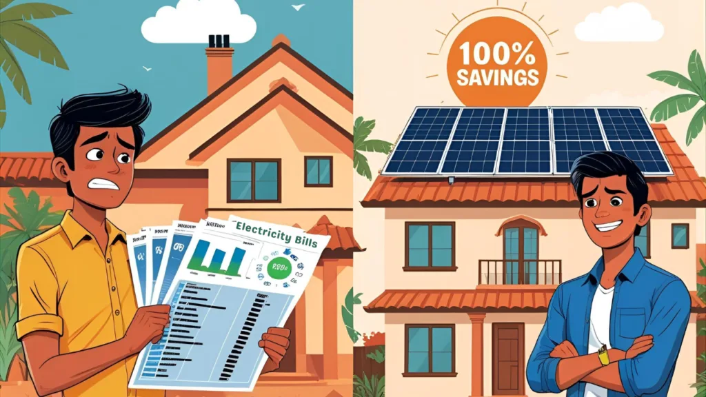difference between solar rooftop is too costly or not
